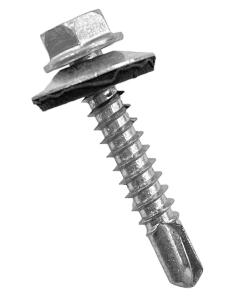 CAJA TORNILLO C/HEXAGONAL PTA BROCA 12 X 3/4" 100 UND