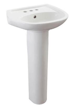 LAVAMANOS CON PEDESTAL BLANCO