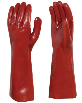 GUANTE PVC ROJO 18"