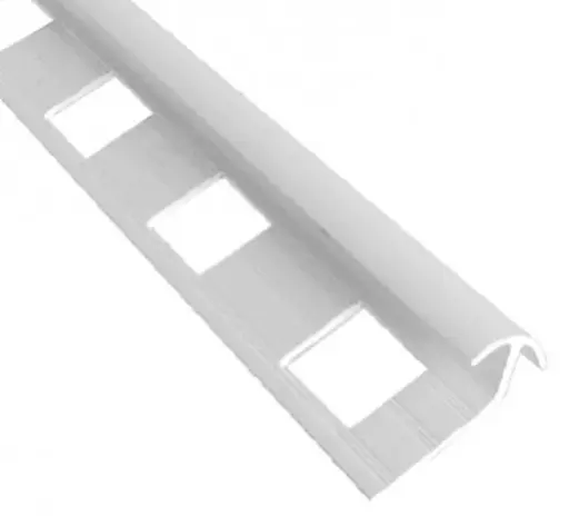 [092878] PERFIL ESQUINERO ENCUENTRO PVC 10MM BLANCO 2.5MTS