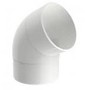[043500] CODO PVC LLUVIA BLANCO CANALETA 88 X 65°
