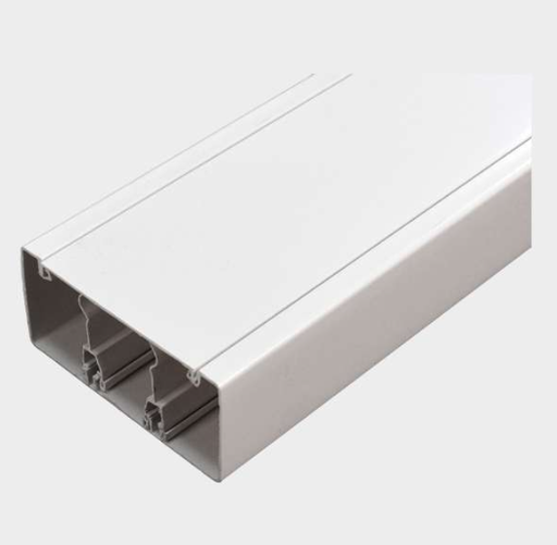 [092314] CANALETA ELECTRICA 100X50X2 MTS PVC BLANCO