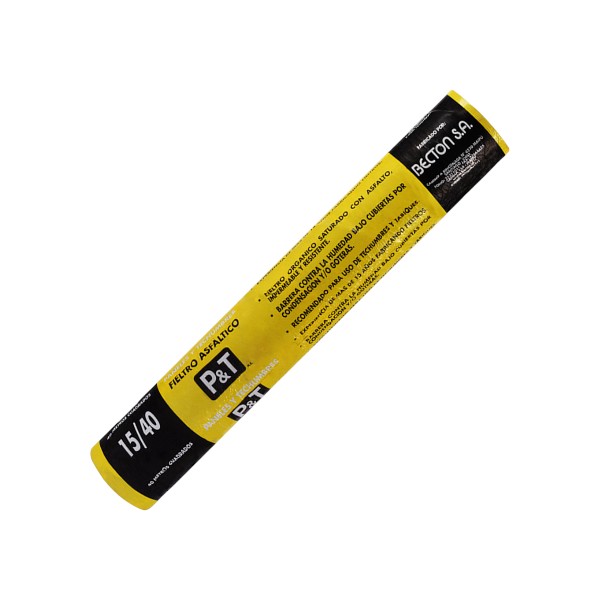 FIELTRO LISO 15 / 40 MTS BECTON