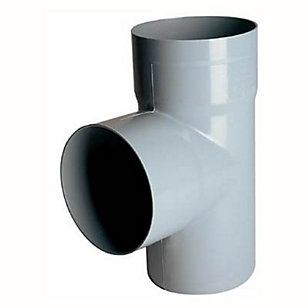 TEE PVC SANITARIO 110X110 GRIS