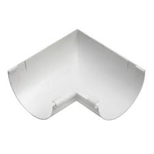 ESQUINERO CANALETA PVC LLUVIA BLANCO 90°