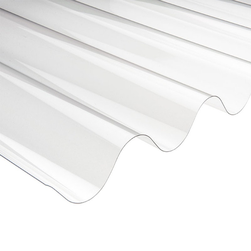 POLICARBONATO ACANALADO 0.5X3.66MTS TRANSPARENTE