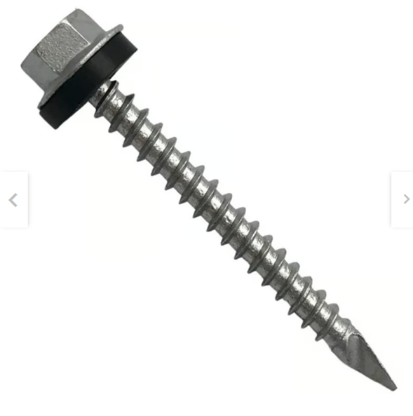 CAJA TORNILLO C/HEXAGONAL PTA ESPADA 10-12 X 2.1/2" 100 UND