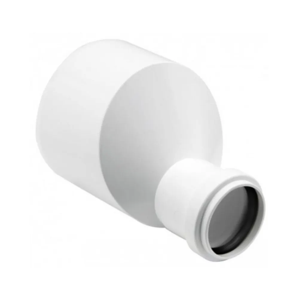REDUCCION PVC SANITARIO BLANCO 110 X 75 C/ANILLO INCORPORADO