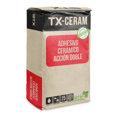 ADHESIVO CERÁMICO DOBLE ACCIÓN TX SACO 25 KG