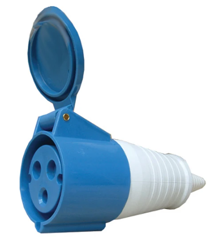 ENCHUFE HEMBRA VOLANTE TRIFÁSICO 3P+N+T (32A), 380V.
