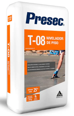 MORTERO NIVELADOR PRESEC T-08