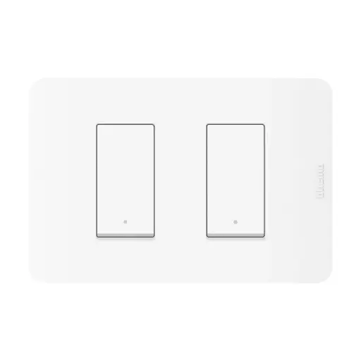 [068251] INTERRUPTOR DOBLE EMBUTIDO 9/15 BTICINO BLANCO