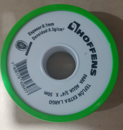 [078863] TEFLON AGUA JUMBO 3/4 X 50MTS