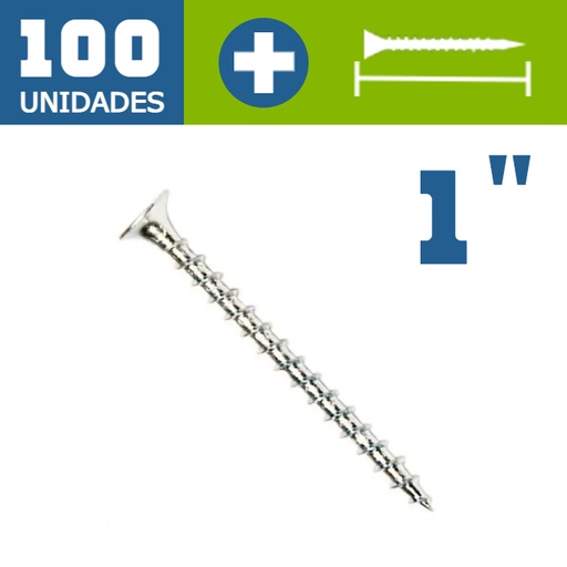 [011370] CAJA TORNILLO VOLCANITA 6 X 1" 100 UND