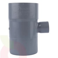 [028250] TEE PVC SANITARIO 110X40 GRIS
