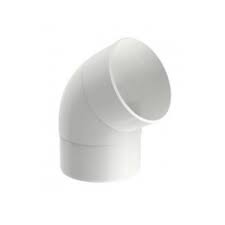 [043500] CODO PVC BLANCO CANALETA LLUVIA 88X65