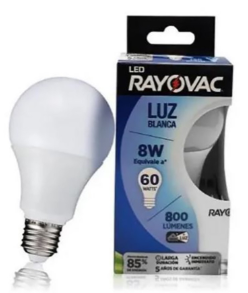 [069820] AMPOLLETA LED RAYOVAC 6 WTS (60WTS)