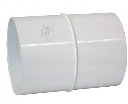 [030980] COPLA TUBO CANALETA PVC LLUVIA BLANCO 80