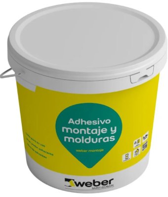 [092097] ADHESIVO MONTAJE WEBER GALON 3.8 KG (PL500)
