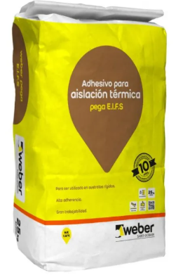 [069270] ADHESIVO AISLACION TERMICA PEGA EIFS WEBER SACO 25 KG